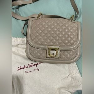 Ferragamo quilted cross body bag